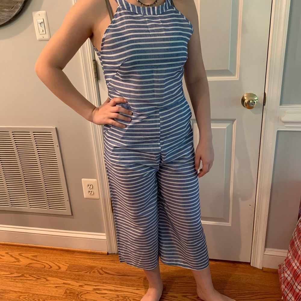 Fancyqube Nylon Knit Jumpsuit NWT sz 6 L